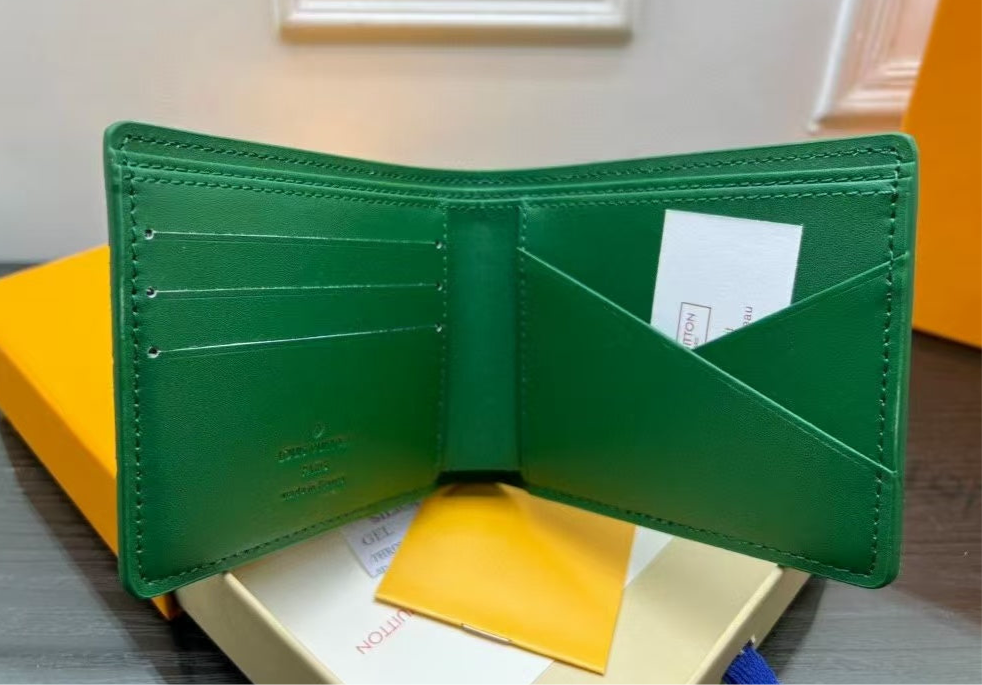 Wallet Louis Vuitton for men color green