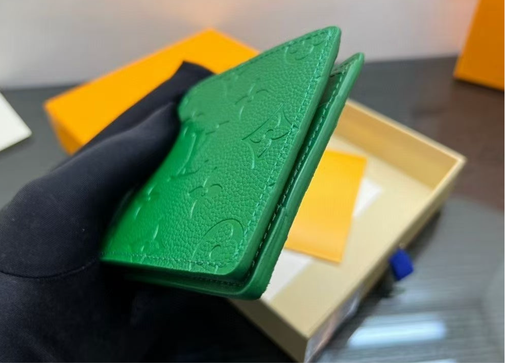 Wallet Louis Vuitton for men color green