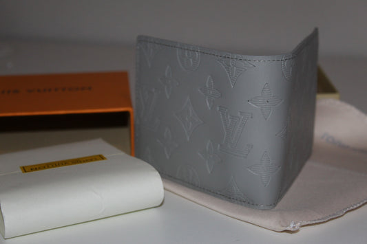 Louis Vuitton Multiple Wallet in Monogram Shadow calfskin leather, color Anthracite