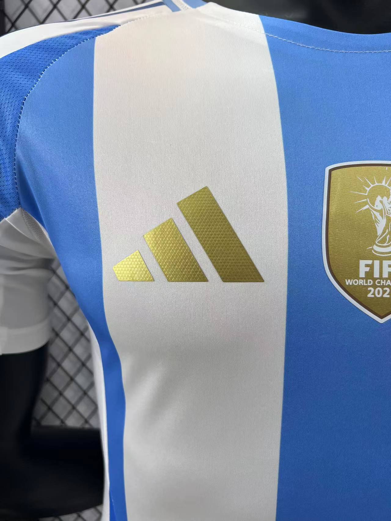 Argentina jersey versión jugador Messi #10 Campeón de copa América 2024